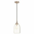 Permatex Brushed Nickel Mini Pendant Light, 13.5 - 80 in. 40608-91